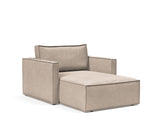 Newilla Lounger Chair - Slim Arms