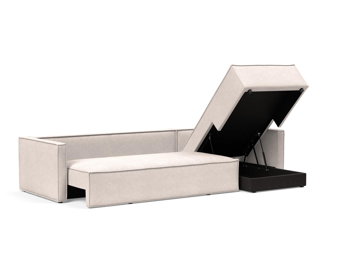 Newilla Sleeper Sofa With Lounger - Slim Arms