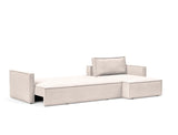 Newilla Sleeper Sofa With Lounger - Slim Arms