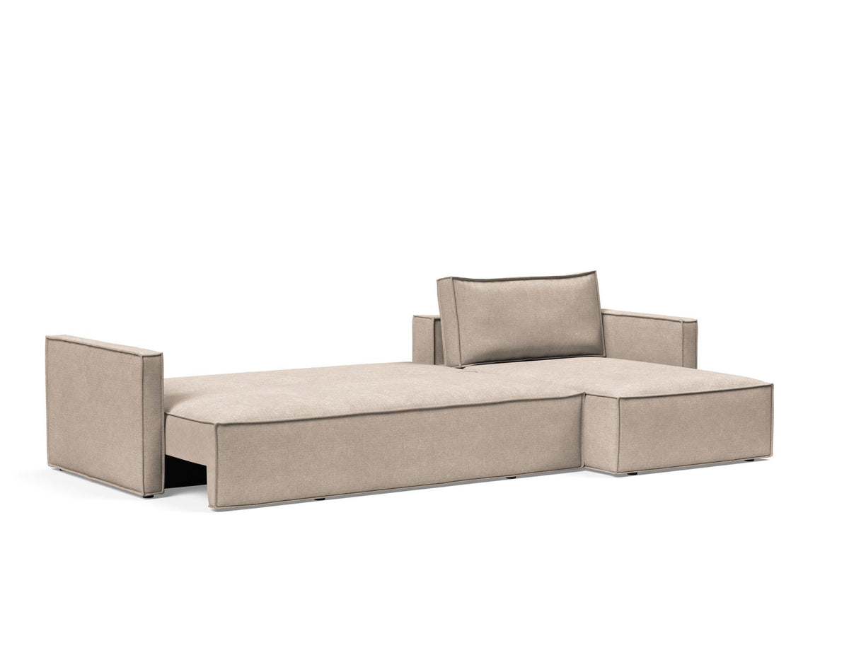 Newilla Sleeper Sofa With Lounger - Slim Arms