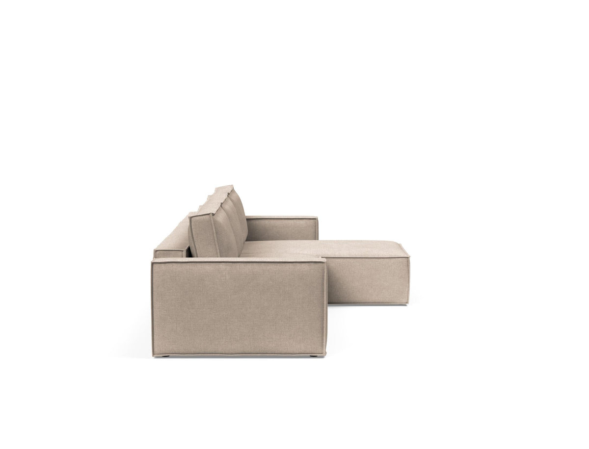Newilla Sleeper Sofa With Lounger - Standard Arms
