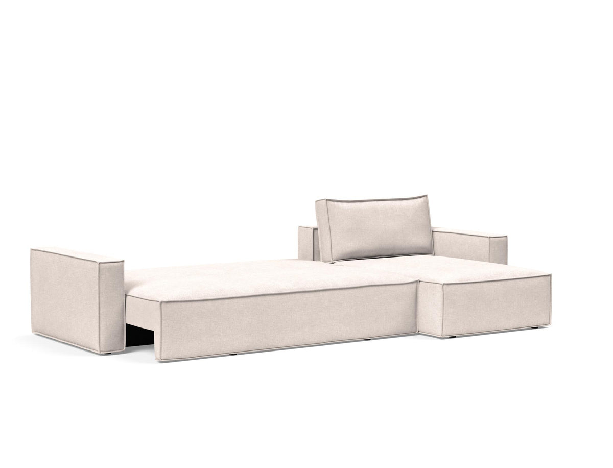 Newilla Sleeper Sofa With Lounger - Standard Arms