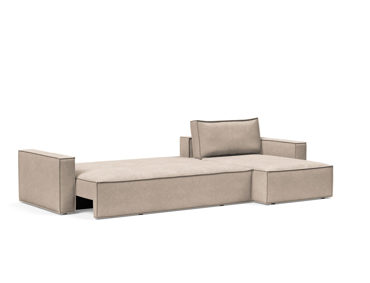 Newilla Sleeper Sofa With Lounger - Standard Arms