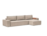 Newilla Sleeper Sofa With Lounger - Wide Arms
