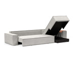 Newilla Sleeper Sofa With Lounger - Wide Arms