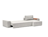 Newilla Sleeper Sofa With Lounger - Wide Arms