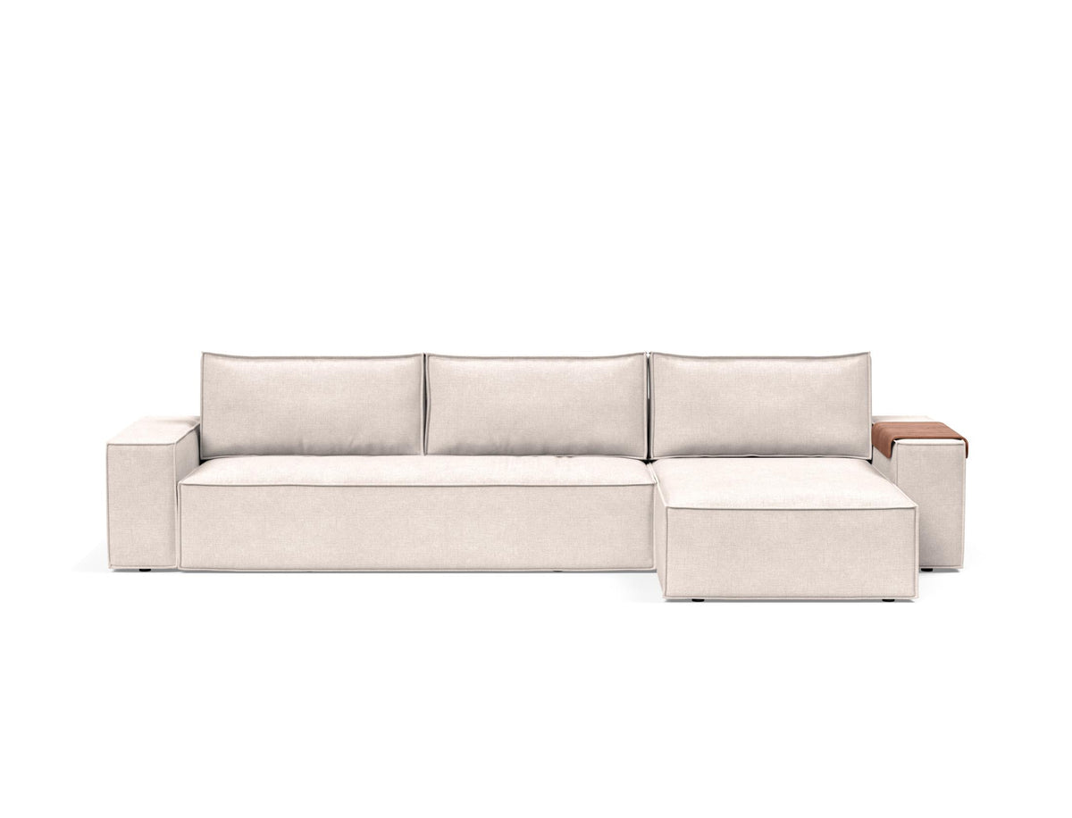 Newilla Sleeper Sofa With Lounger - Wide Arms