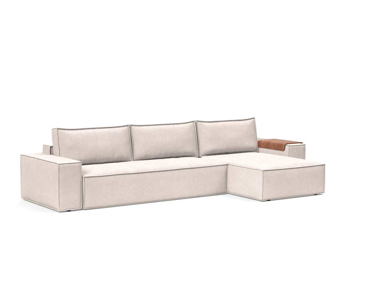 Newilla Sleeper Sofa With Lounger - Wide Arms