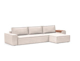 Newilla Sleeper Sofa With Lounger - Wide Arms