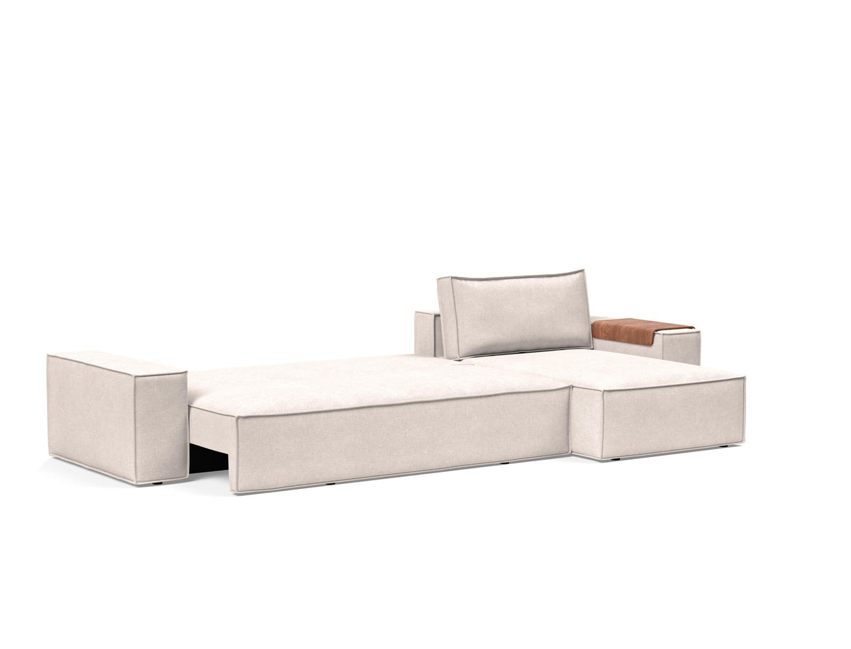 Newilla Sleeper Sofa With Lounger - Wide Arms