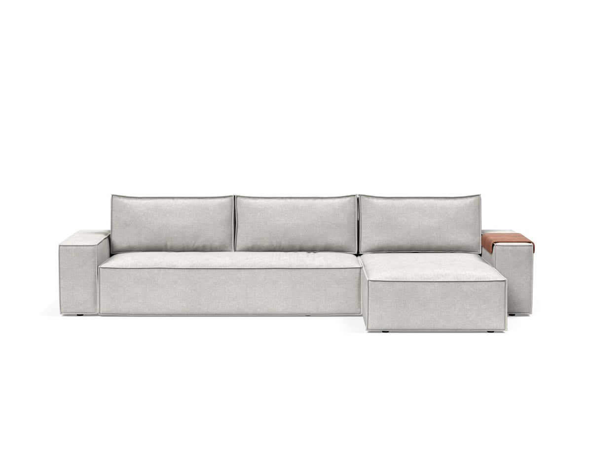 Newilla Sleeper Sofa With Lounger - Wide Arms