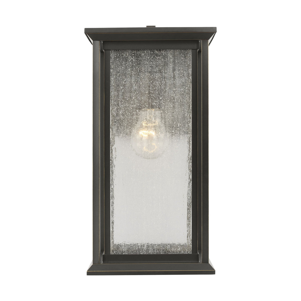 Audley 15" Lantern — Distressed Seeded