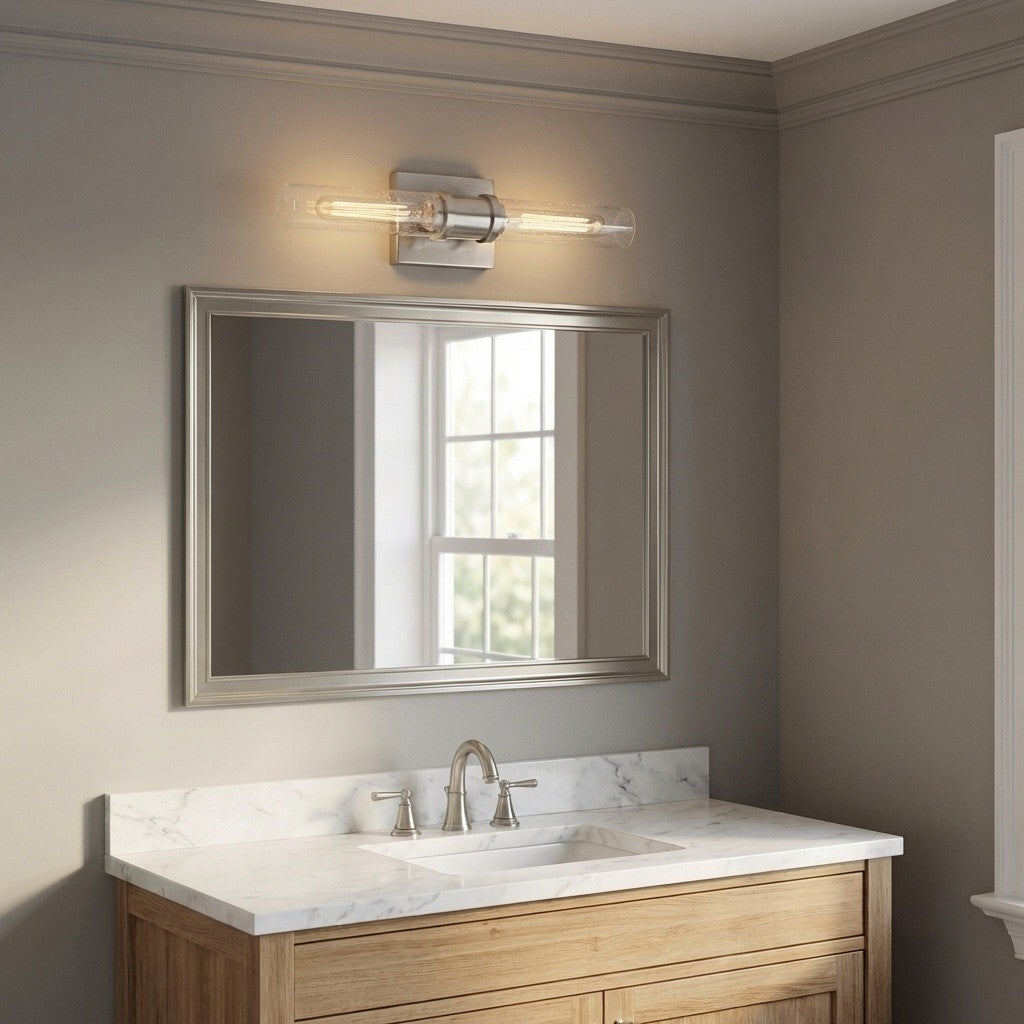Keaton 20" Vanity Sconce — Crackle