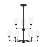 Emile Nine Light Chandelier — 60 W