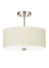 Two Light Semi-Flush Convertible Pendant