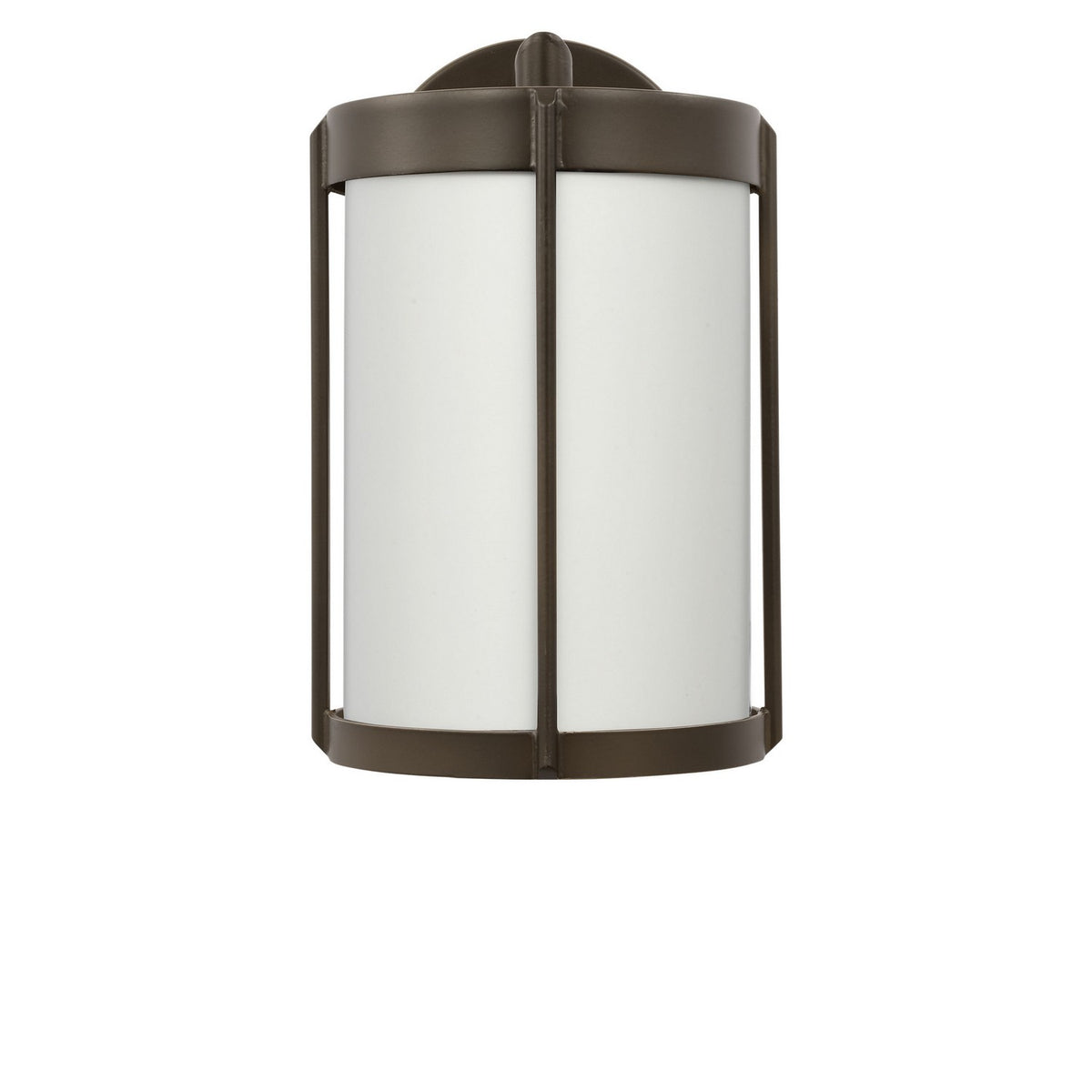 Luning Small Lantern — White Aluminum Shade