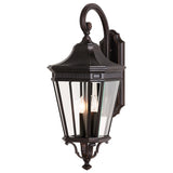 Three Light Outdoor Fixture — 30.00", 12"
