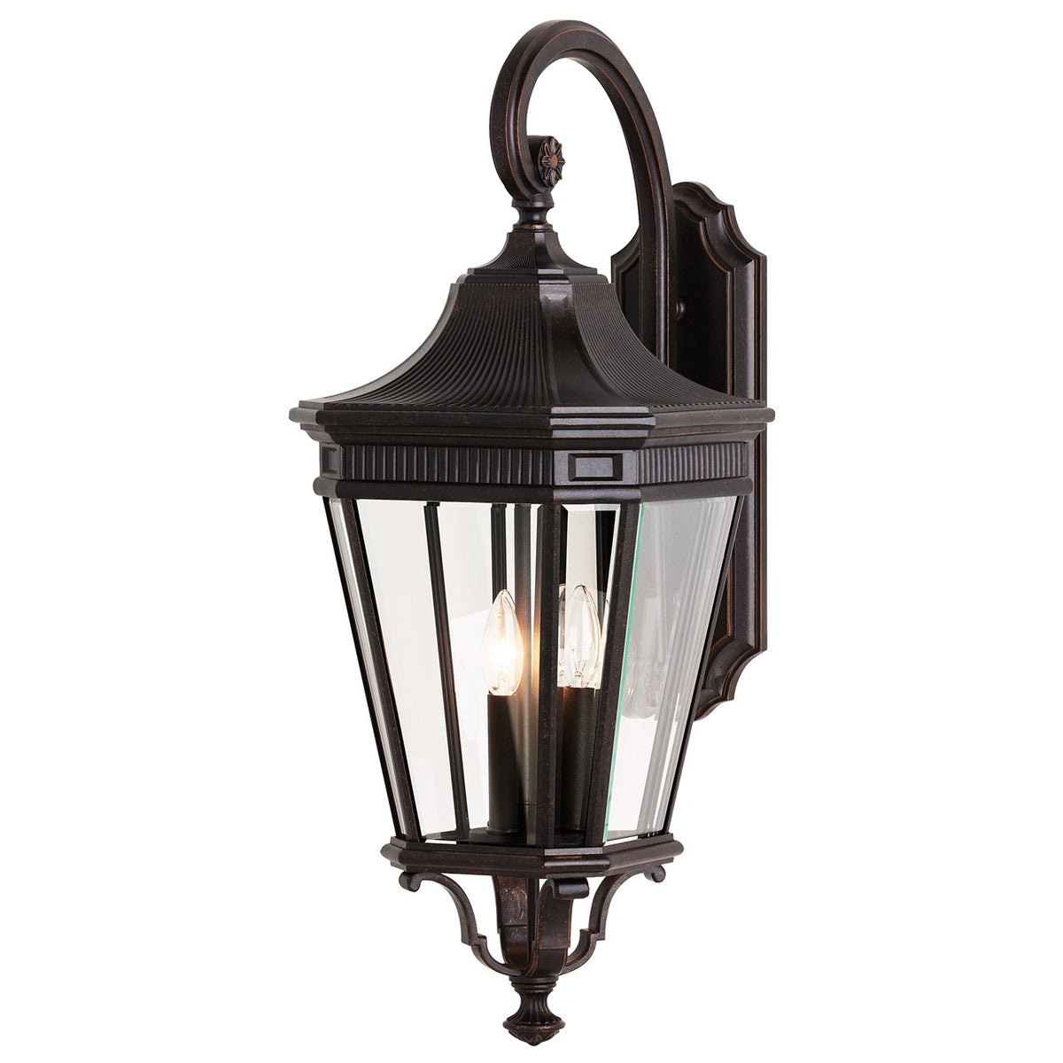 Three Light Outdoor Fixture — 30.00", 12"