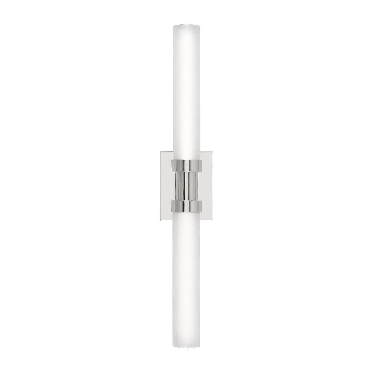 LED Bath Wall Sconce — W: 4.75" × H: 26.75" × D: 4.50"