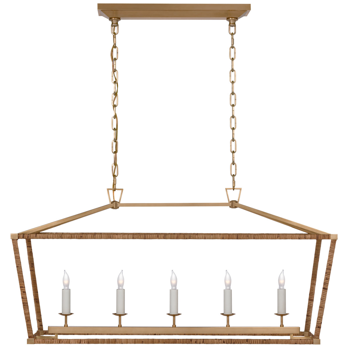 Darlana Wrapped LED Linear Lantern — 5 Light