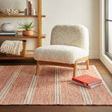 Dash & Albert Malta Handwoven Wool Rug in Pink, photo 2