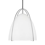 Norman Medium Pendant — Matte White, 75 W