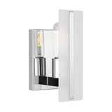 LED Bath Wall Sconce — W: 4.75" × H: 10.00" × D: 4.88"