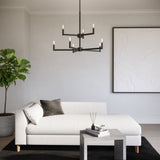 Nine Light Chandelier — 24.25", 60 W