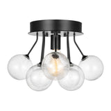 One Light Semi-Flush Mount