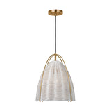 Norman Medium Wicker Pendant