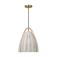 Norman Medium Wicker Pendant