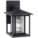 Hunnington 11" Lantern — Clear Seeded, A19