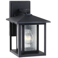 Hunnington 11" Lantern — Clear Seeded, A19