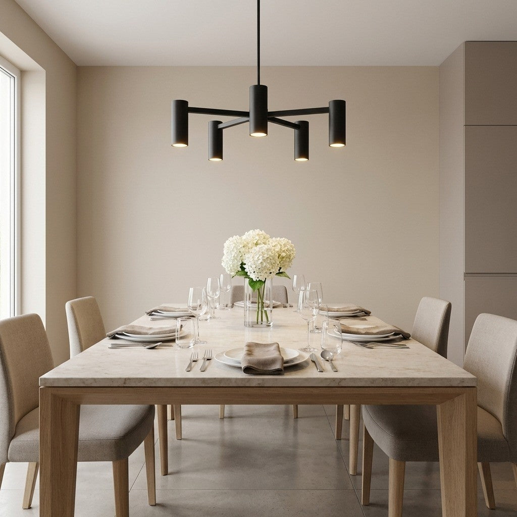 Zentro Five Light Chandelier