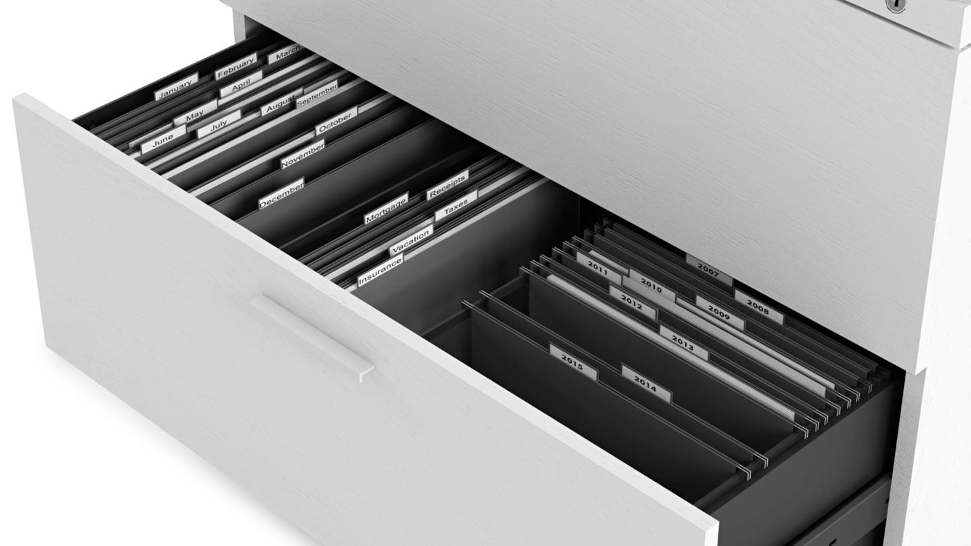 Centro 6416 | Lateral 2-Drawer File Cabinet