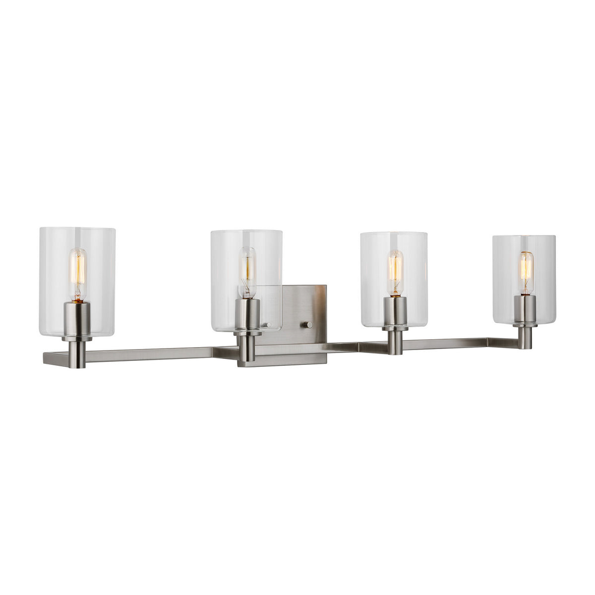 LED Bath Wall Sconce — W: 35.00" × H: 7.75" × D: 6.38"
