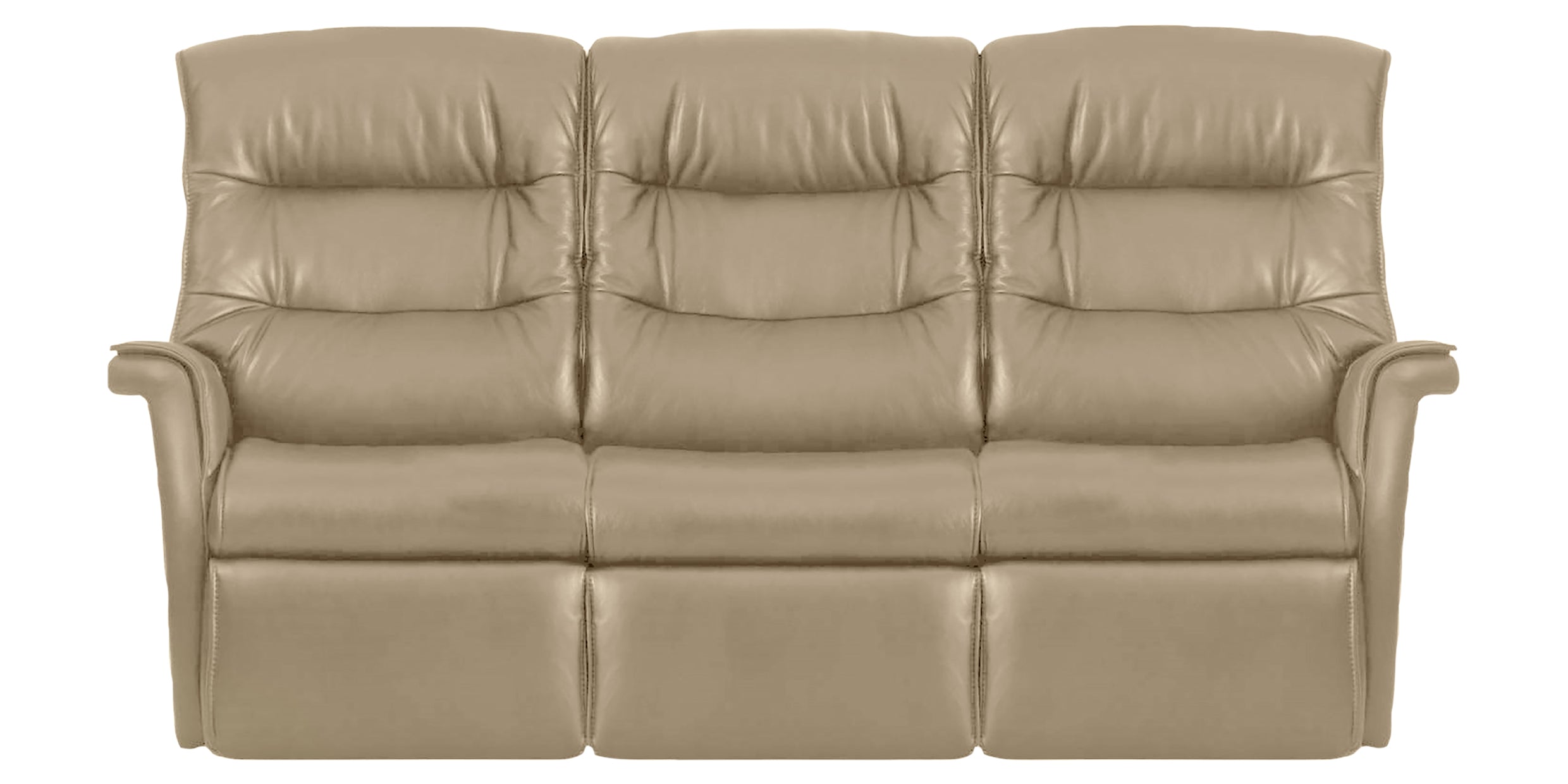 Trend Leather Beige | Norwegian Comfort Chelsea 3-Seater Wallsaver | Valley Ridge Furniture