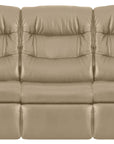 Trend Leather Beige | Norwegian Comfort Chelsea 3-Seater Wallsaver | Valley Ridge Furniture