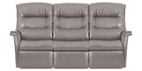 Trend Leather Cinder | Norwegian Comfort Chelsea 3-Seater Wallsaver | Valley Ridge Furniture