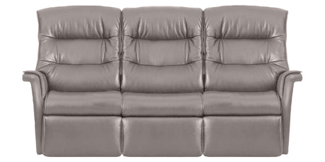 Trend Leather Cinder | Norwegian Comfort Chelsea 3-Seater Wallsaver | Valley Ridge Furniture
