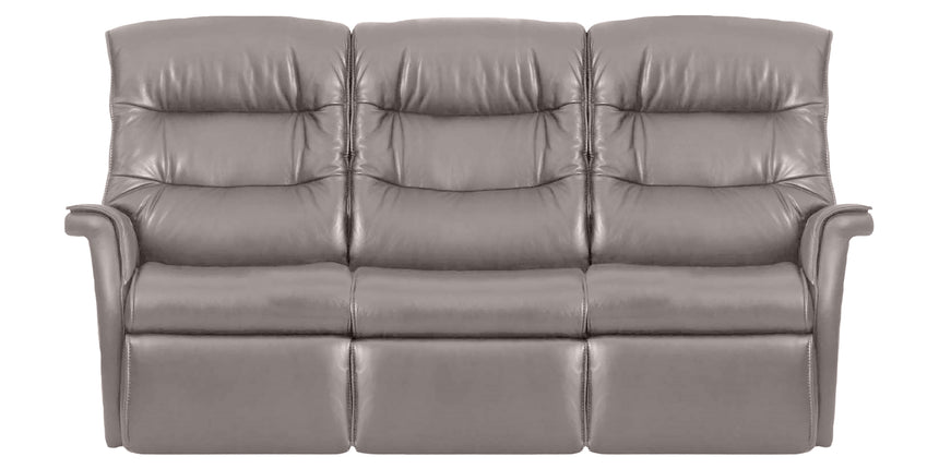 Trend Leather Cinder | Norwegian Comfort Chelsea 3-Seater Wallsaver | Valley Ridge Furniture