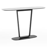 BDi Cloud 9 1183 Console Table in Cirrus White, on white