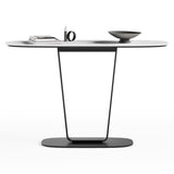BDi Cloud 9 1183 Console Table in Cirrus White, on white