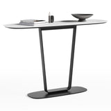 BDi Cloud 9 1183 Console Table in Cirrus White, on white