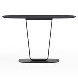 BDi Cloud 9 1183 Console Table in Nimbus Black, on white