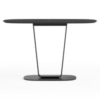 BDi Cloud 9 1183 Console Table in Nimbus Black, on white