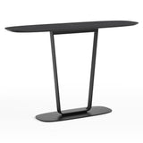 BDi Cloud 9 1183 Console Table in Nimbus Black, on white