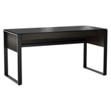 BDi Corridor 6501 Office Desk in Charcoal Stained Ash, on white
