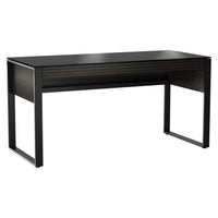 BDi Corridor 6501 Office Desk in Charcoal Stained Ash, on white