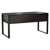 BDi Corridor 6501 Office Desk in Charcoal Stained Ash, on white